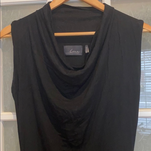 Sleeveless Cowl Neck Jersey Dress - Picture 4 of 6